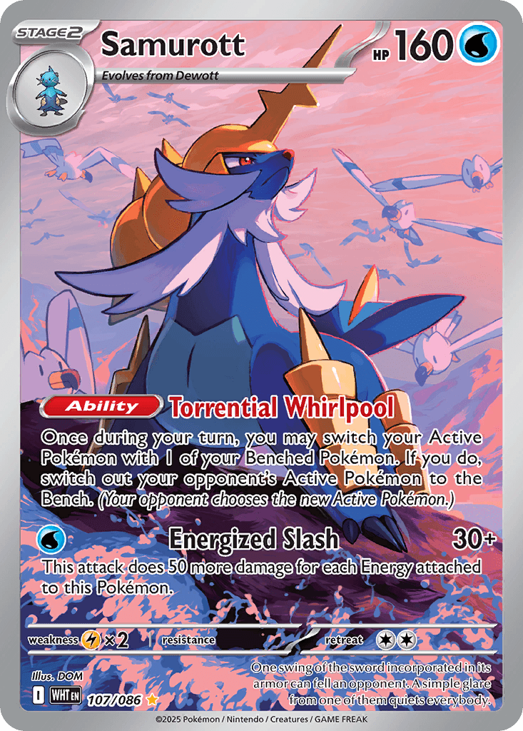 Samurott — White Flare