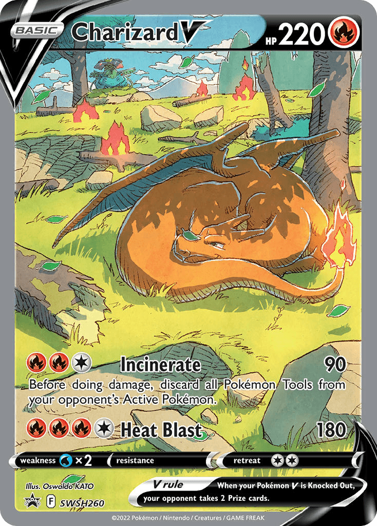 Charizard V - SWSH260 — SWSH Black Star Promos