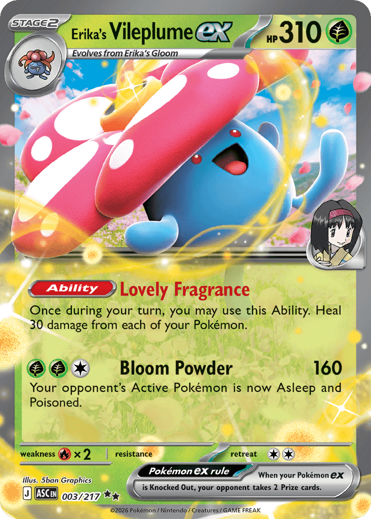 Erika's Vileplume ex — Ascended Heroes